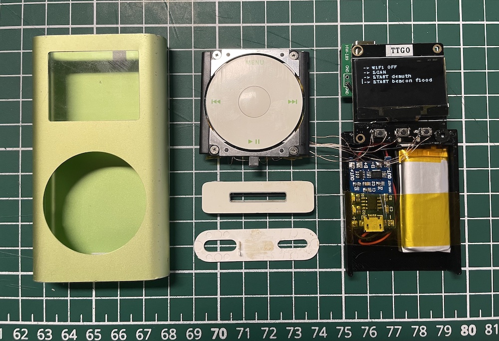 iPod Mini parts with a ESP8266