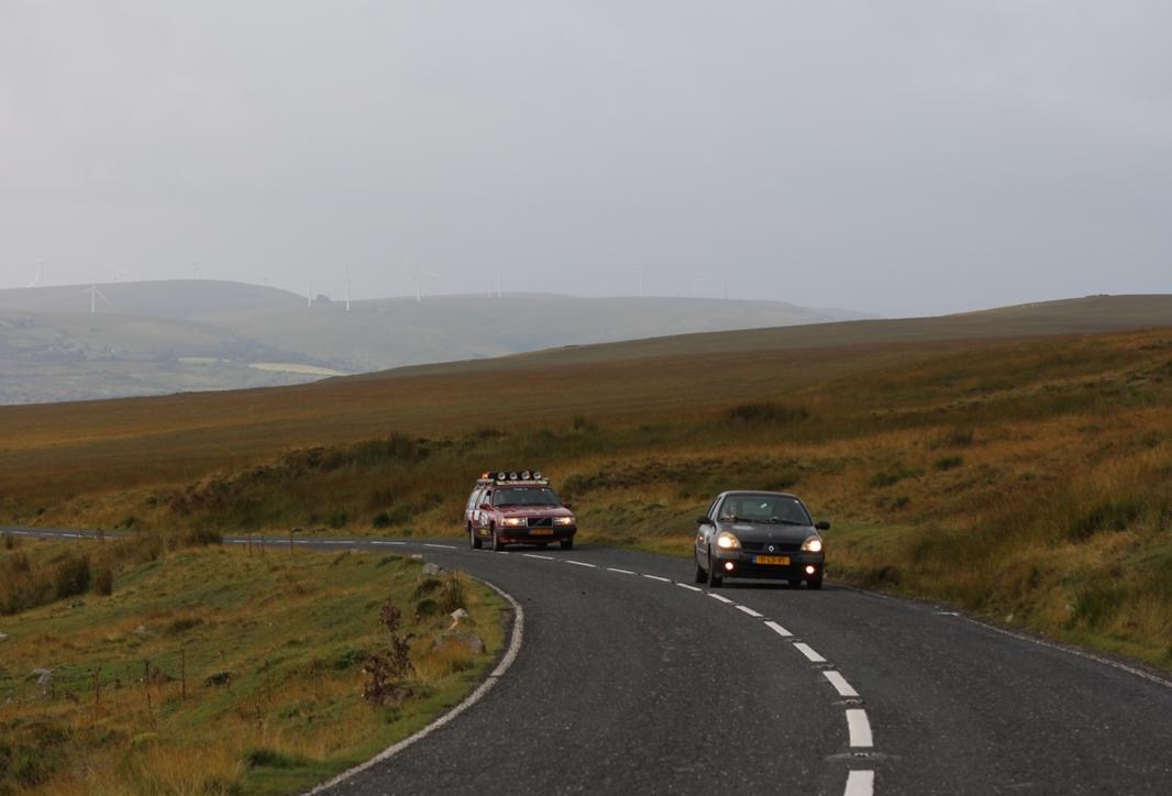 Driving through England and Wales with an old Renault Clio